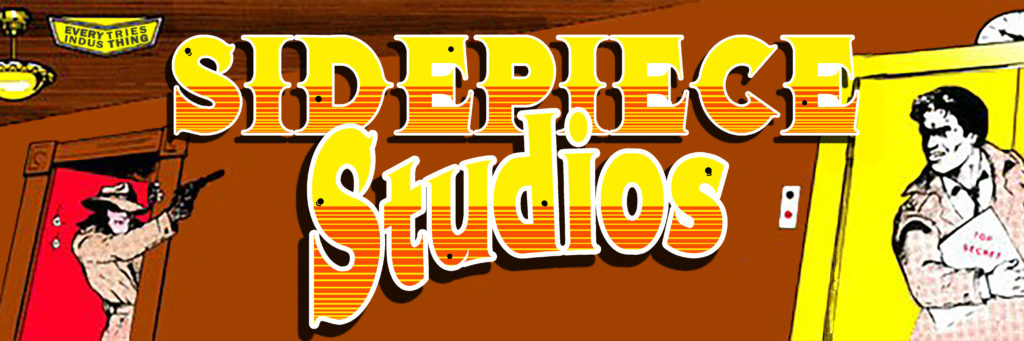 Sidepiece Studios Logo using Elevator Action Art